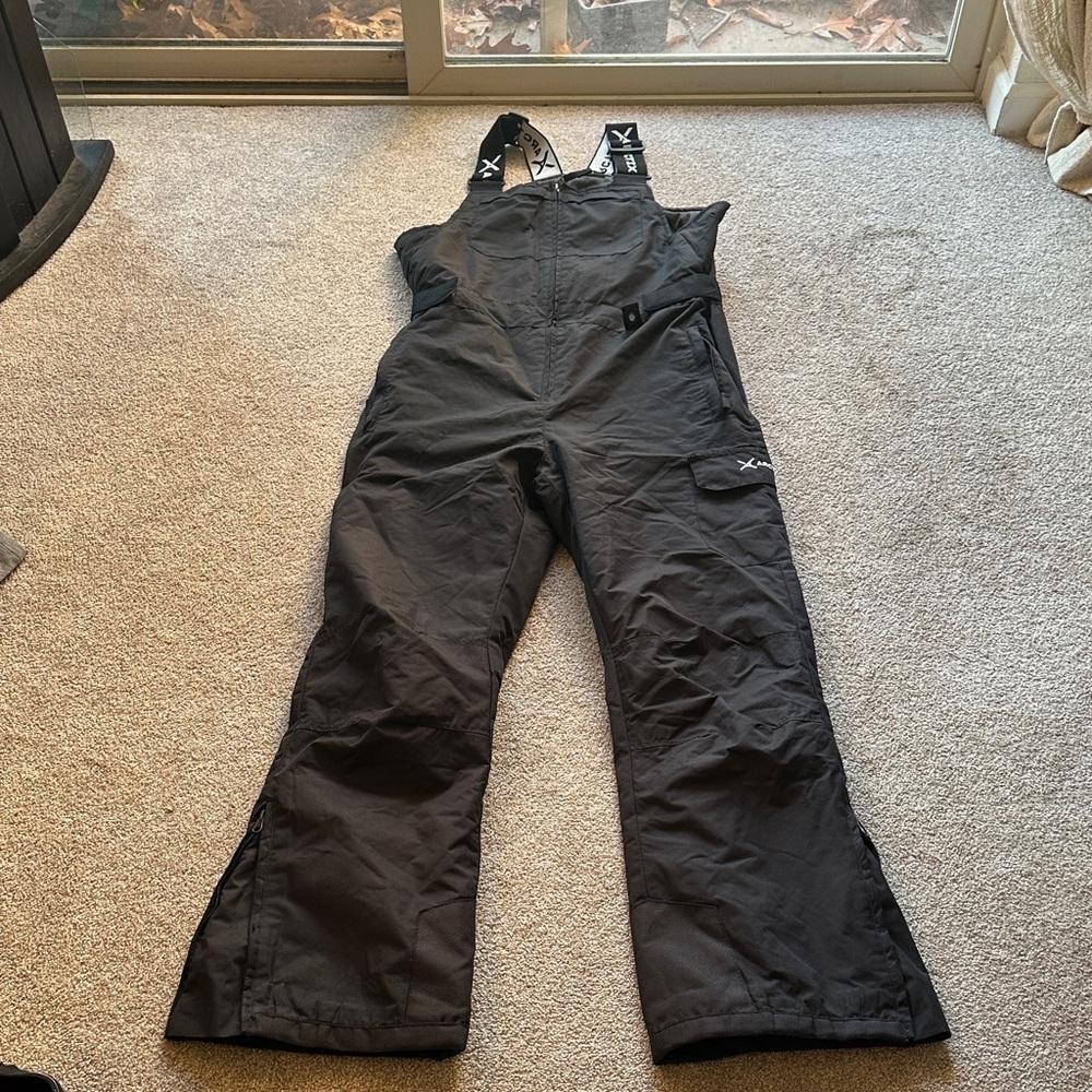 Men’s Black Ski Pant Bib